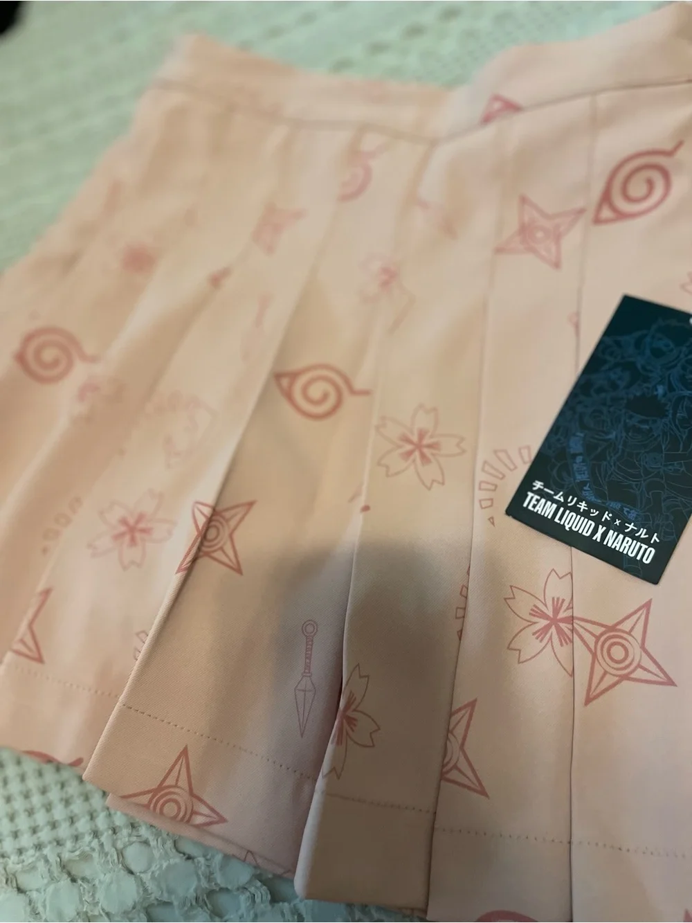 Team Liquid x Naruto Pink Pleated athletic skort - Picture 2 of 6